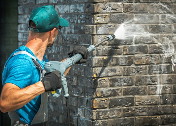 House Brick Wall Washing
